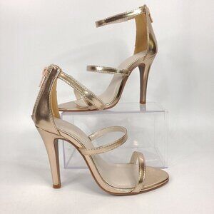 NEW David's Bridal Rose Gold, High Heel Shoes, Womens Size 6